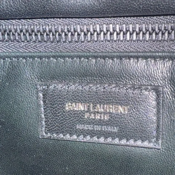 Saint Laurent Black Quilted Leather Tote Bag - Picture 8 of 10